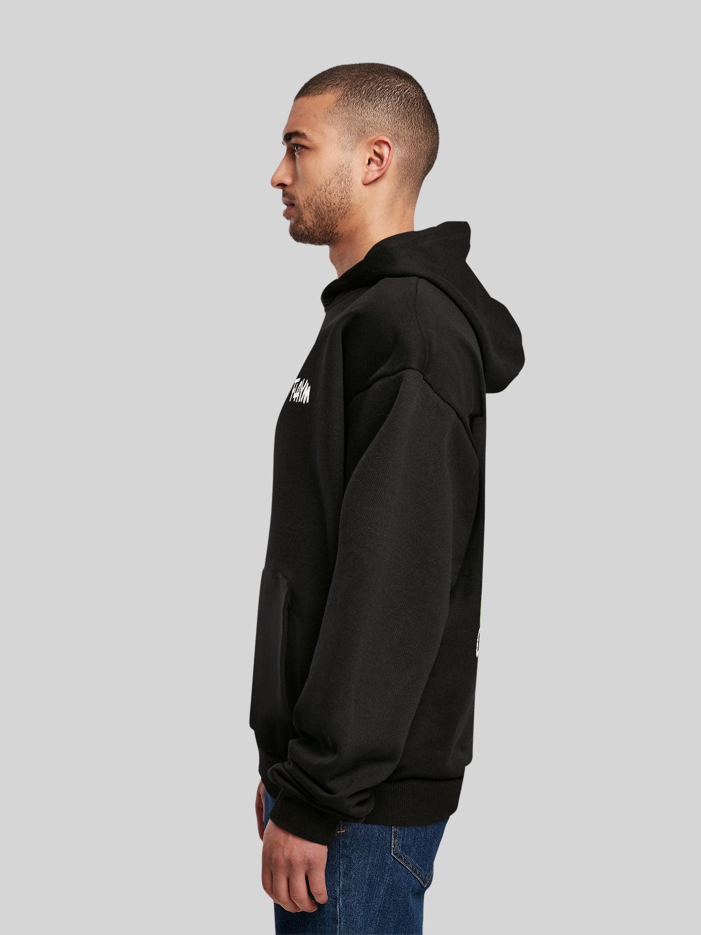 FLAYM Oversized Hoodie Schwarz (...but different)