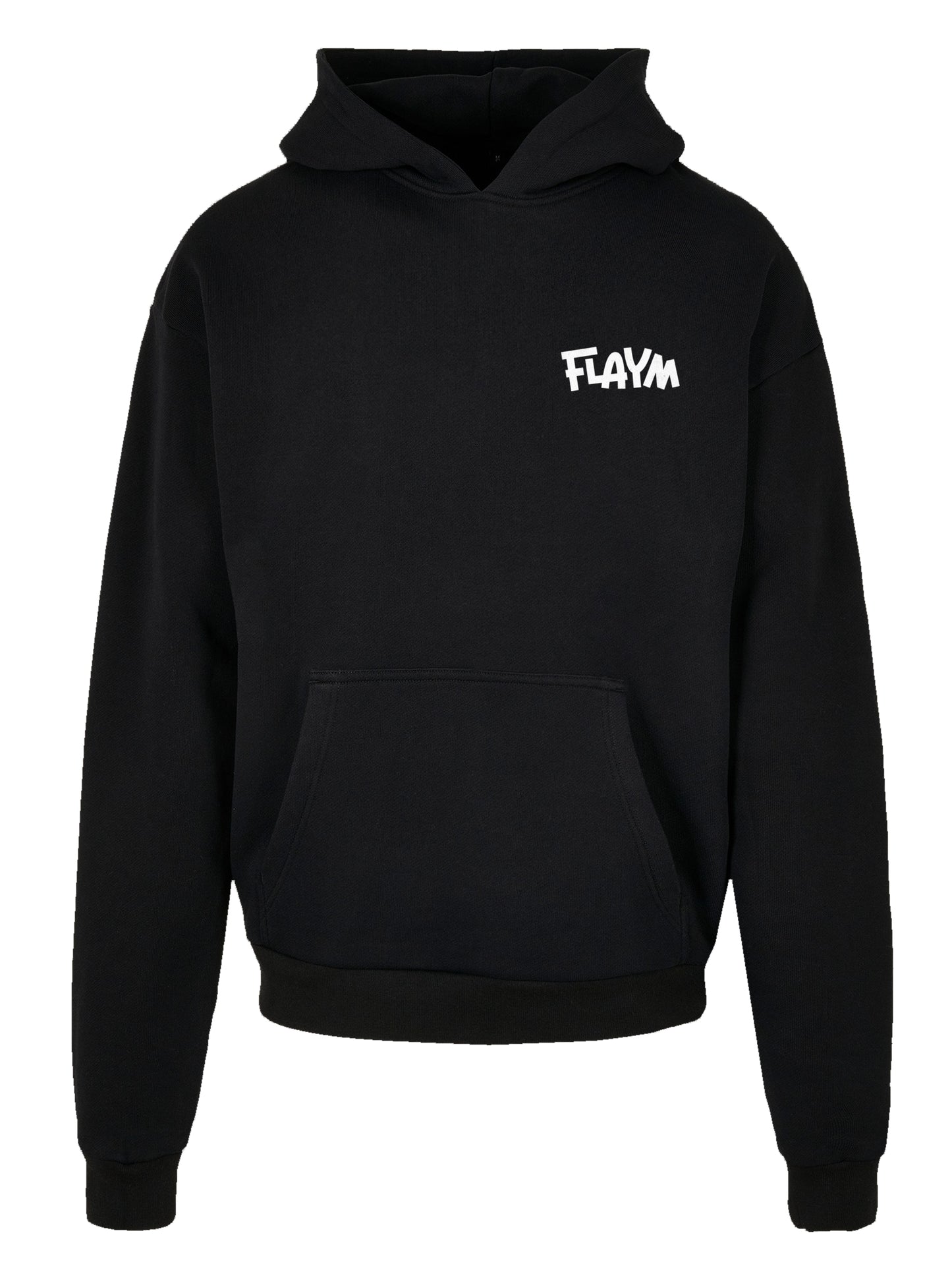 FLAYM Oversized Hoodie Schwarz (...but different)