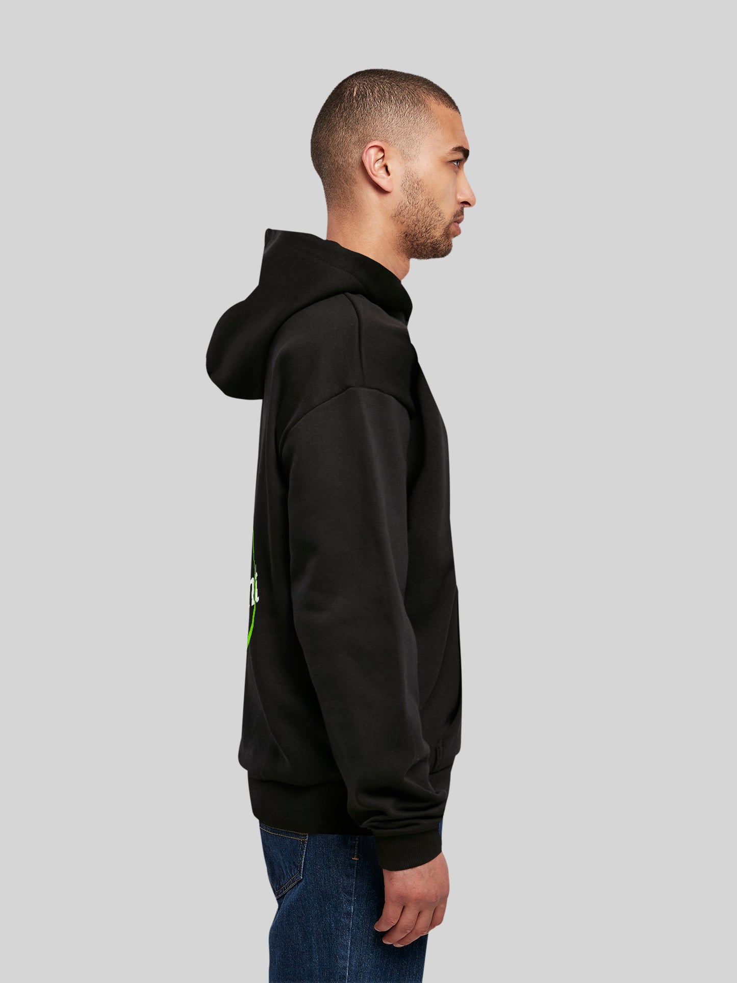 FLAYM Oversized Hoodie Schwarz (...but different)