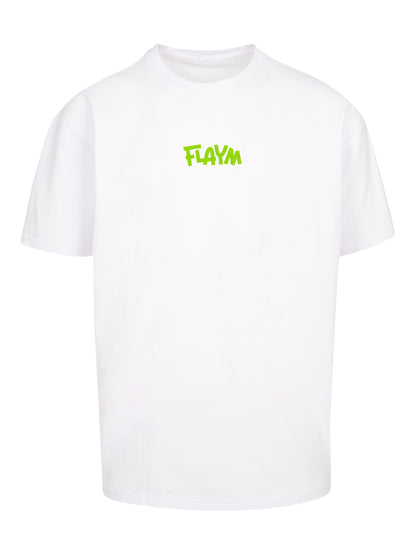 FLAYM T-Shirt Weiss (Tigerkopf)