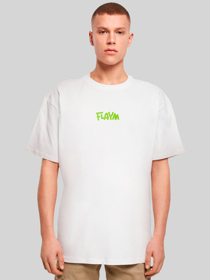 FLAYM T-Shirt Weiss (Tigerkopf)